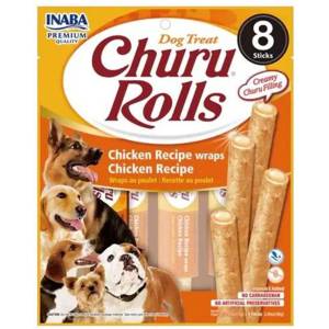 Inaba Foods Churu Rolls куче пиле 8 бр. / 96 г