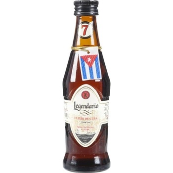 Legendario Elixír de Cuba 7y MINI 34% 0,05 l (čistá fľaša)