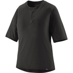 Patagonia Дамска фланелка с къс ръкав за колоездене Patagonia Women's Cap Cool Trail Bike Henley Cycling jersey - Black (156-1978-0113)