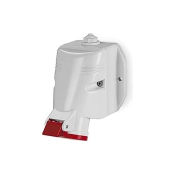 SCAME Промишлен контакт 3P+N+Е 32A IP44, 3 кабелни входа/изхода М32 серия Optima модел TOP - 513.3257T (513.3257T)