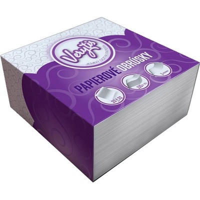 VERYTIS PAPIEROVÉ servítky BIELE 33x33 135 G