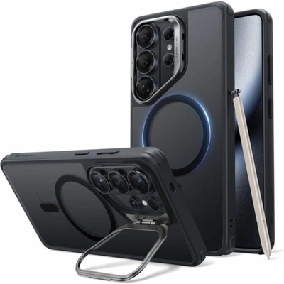 ESR Калъф за Samsung Galaxy S26 Ultra, силиконов, ESR Classic Hybrid, удароустойчив, с пръстен, матовочерен