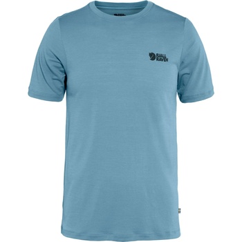 Fjällräven Abisko Wool Logo SS M Размер: L / Цвят: син