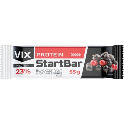 Vix proteinová tyčinka Start Bar Čierna ríbezla a brusnica 55 g