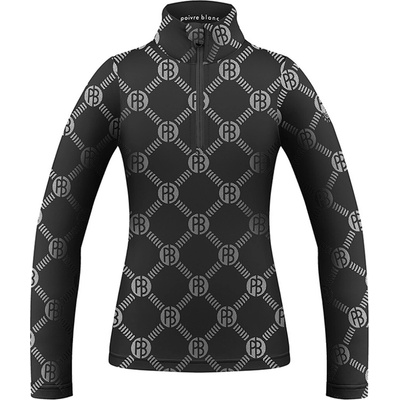 Poivre Blanc W24 1940 Jrgl Base Layer Shirt Monogram Black