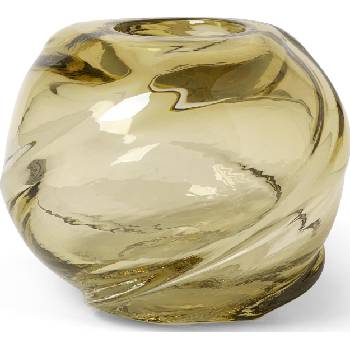 Ferm Living Ваза Water Swirl кръгла светложълта (1104264376)