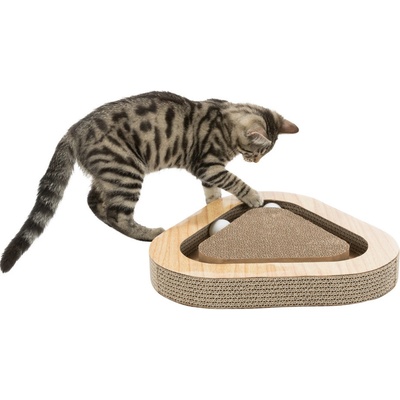 Škrábací karton image dřevo, uvnitř míčky, 36x5x36cm