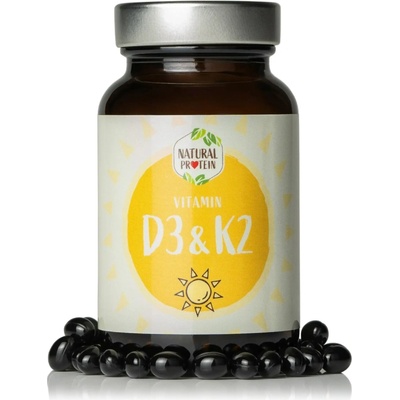 Natural protein d3 + k2 60 kapsúl
