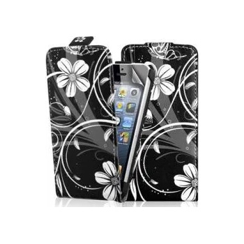 Image 1 of Apple iPhone 5 Midnight Beauty Flip Калъф + Протектор