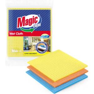Magic Clean Попивателни кърпи Magic Clean биоразградими М 3 бр (mc 0112)