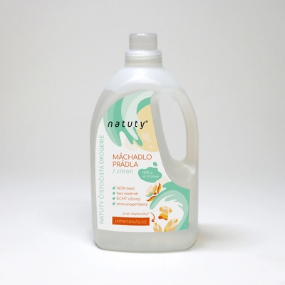 Natuty Máchadlo prádla s vůní Citronu 1 l