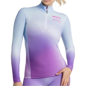 Sportful Дамско яке за ски бягане Sportful Women's Doro Apex Jersey Cross-country ski jacket - Shaded Pink / Azure (103-2650-0212)