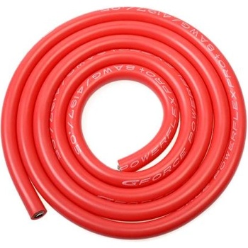 Revtec Кабел със силиконова изолация Powerflex 8AWG червен (1м)