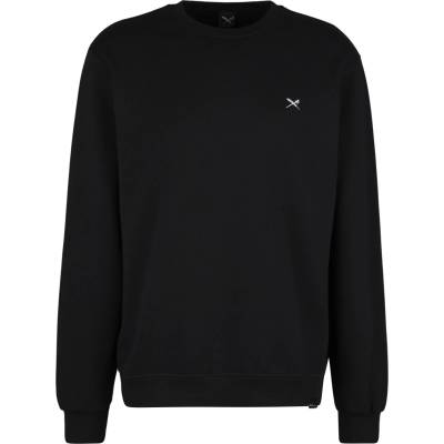 IRIEDAILY Мъжки пуловер Iriedaily Mini Flag 2 Crew Jumper - Black (017-3153-0112)