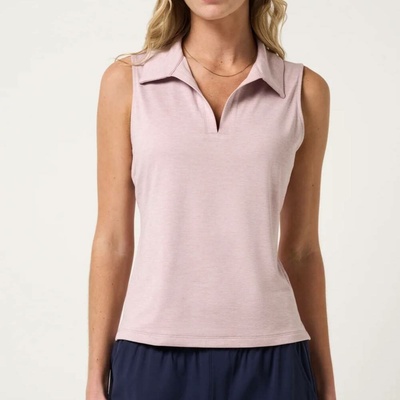 Travis Mathew SKYLOFT LIGHT SL POLO Heather Violet Ice