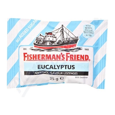 Fishermans Friend bonbóny dia eukalyptus modré 25 g