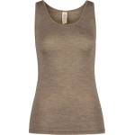 Engel Дамско копринено термобельо Engel Women's Tank Top Merino base layer - Walnut - размер 38/40 (EU) (114-0520-0412)