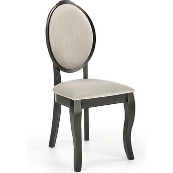 Halmar Трапезен стол velo черен / бежов