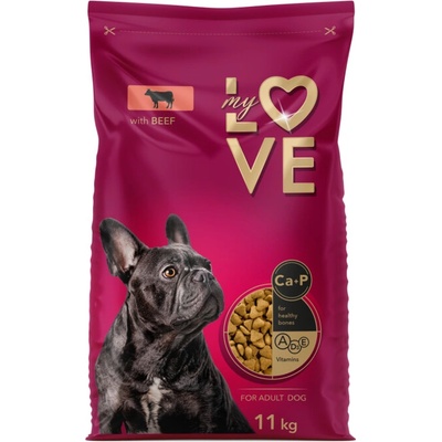 My Love Adult All Breeds s hovädzím mäsom 11 kg