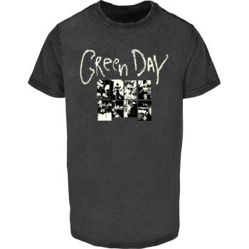 MERCHCODE Тениска Green Day Collage Acid Tee black XXLUB-MC1144-00007 - , размер XS