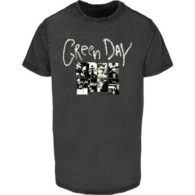 MERCHCODE Тениска Green Day Collage Acid Tee black XXLUB-MC1144-00007 - , размер XS
