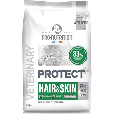 Pro-Nutrition Protect+ Cat Hair & Skin суха лечебна храна за котки 2 кг