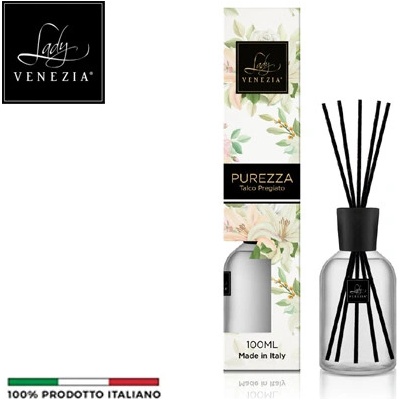 Lady Venezia Purezza Bílé květy aroma difuzér s tyčinkami 100 ml