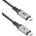 ACT Кабел ACT AC7452, от ThunderBolt 5(м) към ThunderBolt 5(м), 1.5m, 16K@120Hz, 80Gbps, 240W, черен (AC7452)