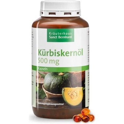 Sanct Bernhard Dýňový olej 500 mg 400 kapslí