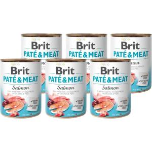 Brit Брит пате и месо сЪмга 6x400г