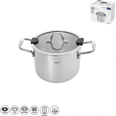 Orion Hrnec VENICE s poklicí 4,6 l 20 cm nerezová ocel, 8592381257217