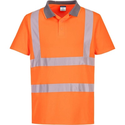 Portwest Polokošile EC10 Eco Hi-Vis S/S krátký rukáv reflexní 6 ks 2XL