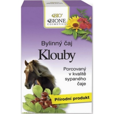 Bione Cosmetics Bio Klouby bylinný čaj XL 20 sáčků po 2 g