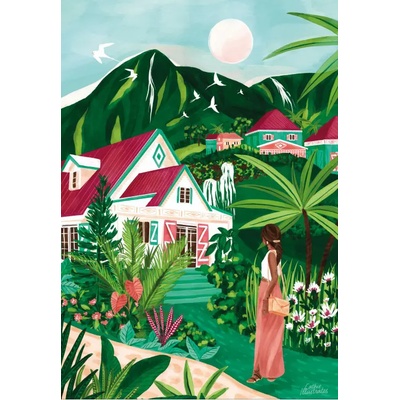 Pieces & Peace - Puzzle Creole Village - 1 000 piese