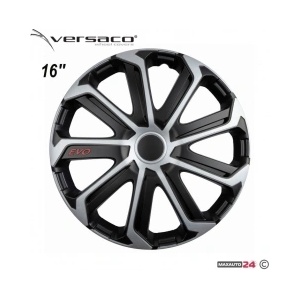 Versaco Тасове за джанти 16'' Versaco Evo Black/Silver