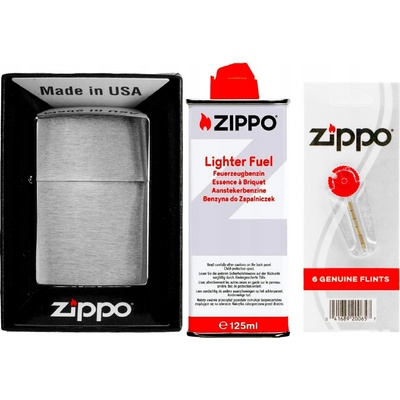 Benzínový zapaľovač Zippo - sada