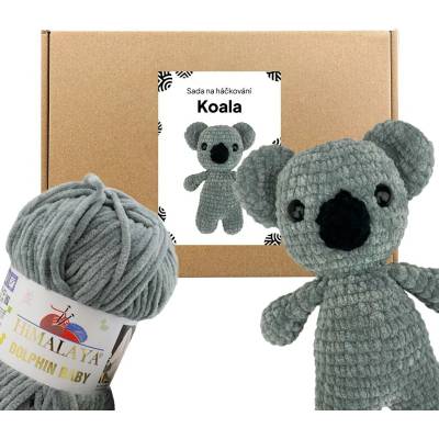 Pro Háčkování Sada na háčkování Koala šedá