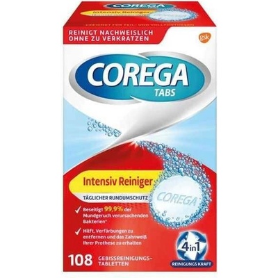 Corega Čistící tablety 4v1 108 ks – Hledejceny.cz