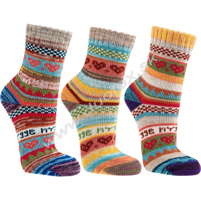 SOCKS4FUN Zimné ponožky W 3197 3 k.3