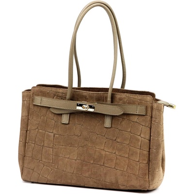 Camilla kožená kabelka PREMIUM 10.004 taupe