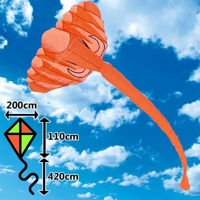 D&P 3D Drak Slon Oranžový