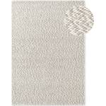 Elle Decoration Светлосив/кремав ръчно изработен вълнен килим 140x200 cm Lyon Beans - Elle Decoration (106317-140x200)