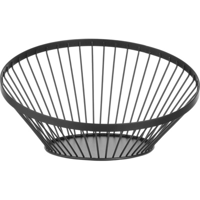 Košík na ovoce kulatý šikmý černý, HENDI, ø280x(H)130mm