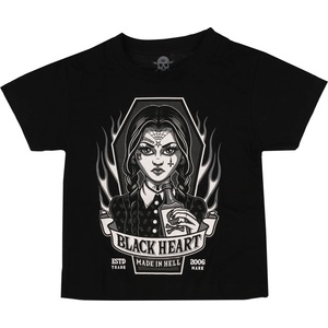 Black heart детска тениска black heart - wednesday- ЧЕРНА - 17569