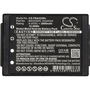 Cameron Sino Батерия за дистанционно управление за кран HBC Radiomatic Eco, Micron 4, 6 SPECTRUM 1, 2 BA225000 NIMH 6V 2000mAh черна Cameron Sino (CS-FBA225BL) - topmall