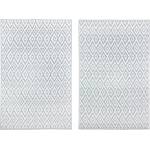 Bizzotto КИЛИМ rhombus 120x180 СИВ/БЯЛ (0607632)
