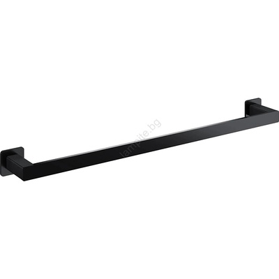 Omnires nl80216bl - Стенна закачалка за кърпи nelson 62 см матов черен (on0098)