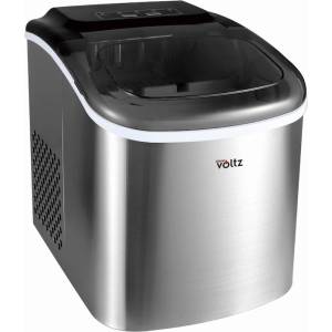 Voltz Ледогенератор Oliver Voltz OV51447BW / OV51447CS - 12 кг/24ч, 1.3 л, 9 кубчета, Бързо производство на лед - OV51447CS (OV51447CS) Ледогенератор