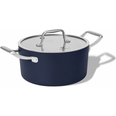 Elmich Nepriľnavý keramický hrniec Vital 18 cm 2,5 l tmavo modrá