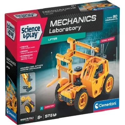 Clementoni Конструктор Clementoni Mechanics - Повдигач, 90 части (75133)